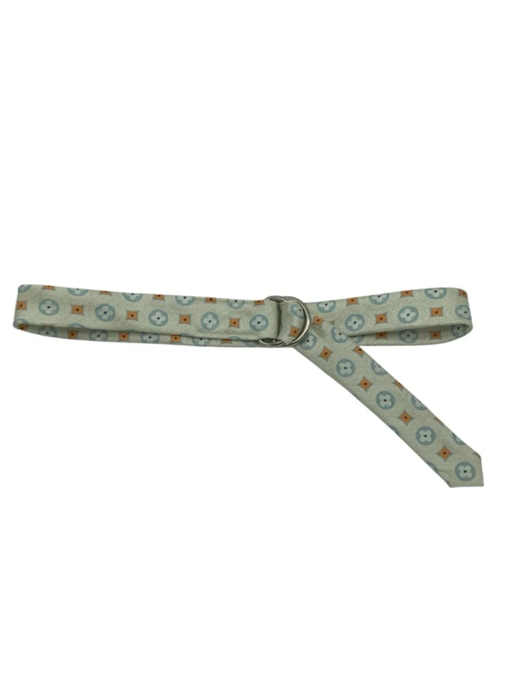 J. Crew 100% Silk Brocade Printed Belt - Picture 1 of 4